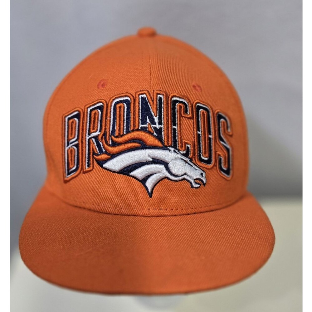 DENVER BRONCOS  59 Fifty New Era HAT CAP ORANGE, NFL FOOTBALL